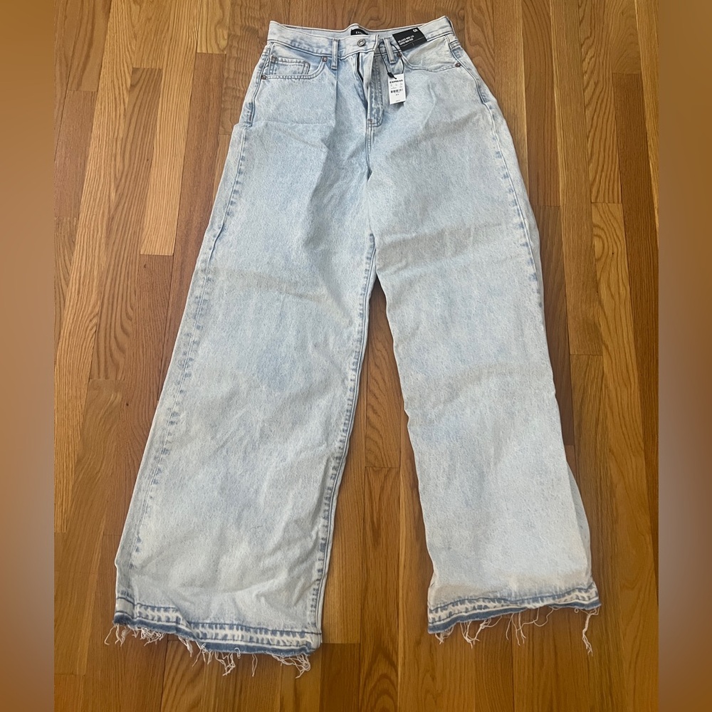 Express Light Blue High Rise Women Jeans